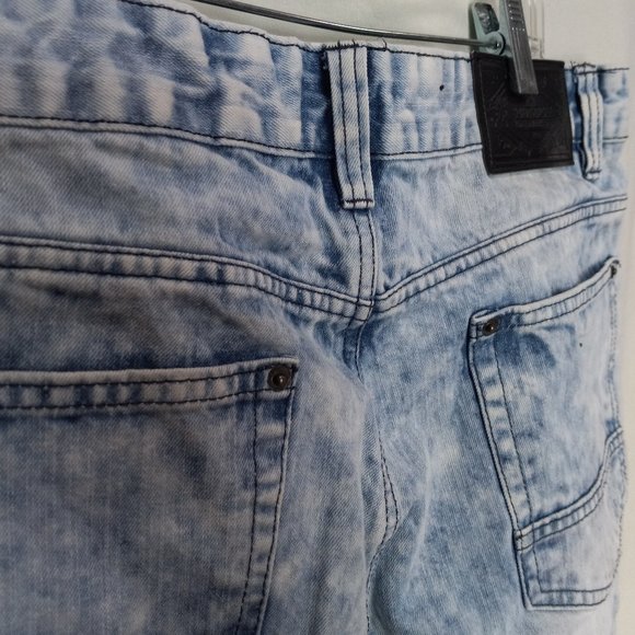 Southpole Distressed Acid Washed Denim Jeans size 36 X 32 (T-330) - Picture 13 of 16